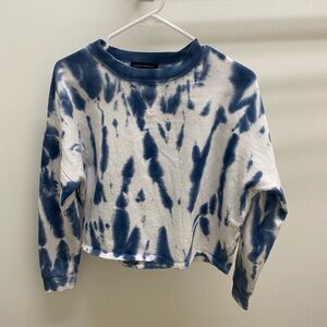Banana Republic Blue and White Sweatshirt